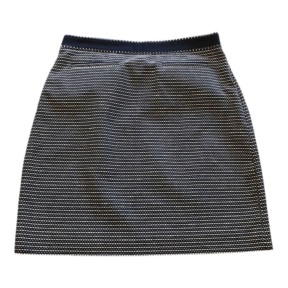 Brooks Brothers Navy and White Skirt